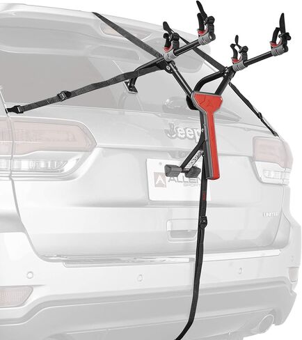 Allen Sports Ultra Compact Folding 1-Bike Trunk Mount Rack, Model MT1-B, Gray powder coated in Saudi Arabia