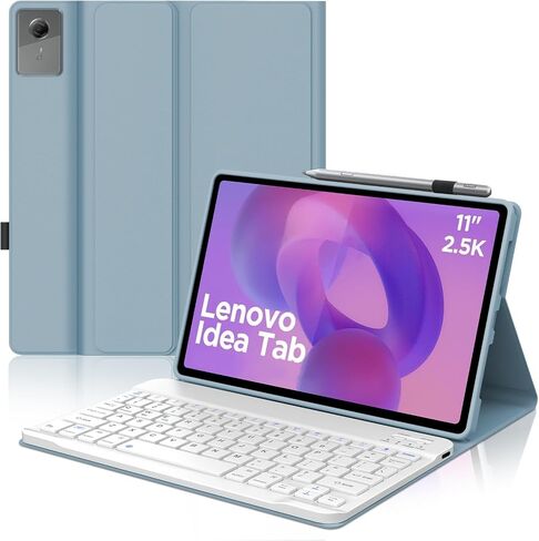 Keyboard Case for Lenovo Idea Tab 11/ Tab M11/ K11 Gen 2/ K11 LTE 11 Inch,Multi-Touch Trackpad,7 Color Backlight,Magnetic Detachable Wireless Keyboard Cover,Folio Case with Pen Holder, Auto Wake/Sleep in Saudi Arabia