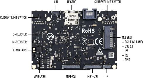 كمبيوتر Khadas VIM3L Amlogic S905D3 ذو لوحة واحدة مع 1.2 سطح، فلاش SPI 16 ميجابايت، قابل للبرمجة MCU، تشغيل 4K بسرعة 75 إطارًا في الثانية، جيجابت إيثرنت مع WOL، بلوتوث 5.0، كمبيوتر المسرح المنزلي DIY (VIM3L Bare Board) in Kuwait