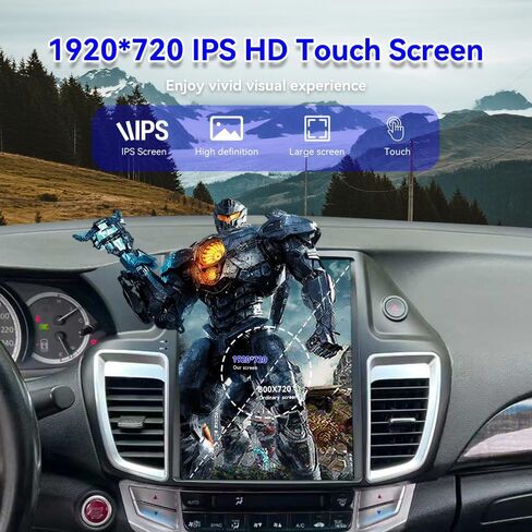 12.1 inch Tesla Style Radio for 2012-2017 Honda Accord Car Stereo Android Auto Touch Screen GPS Navigation Multimedia Player DSP Wireless Carplay (4-64GB) in Saudi Arabia
