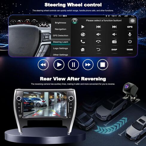 64G Upgrade Car Radio for Toyota Camry 2015 2016 2017, Android Car Stereo in Saudi Arabia