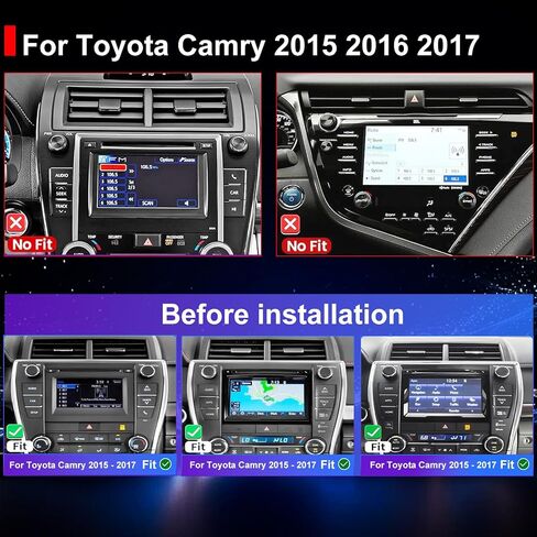 64G Upgrade Car Radio for Toyota Camry 2015 2016 2017, Android Car Stereo in Saudi Arabia