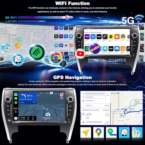 64G Upgrade Car Radio for Toyota Camry 2015 2016 2017, Android Car Stereo in Saudi Arabia