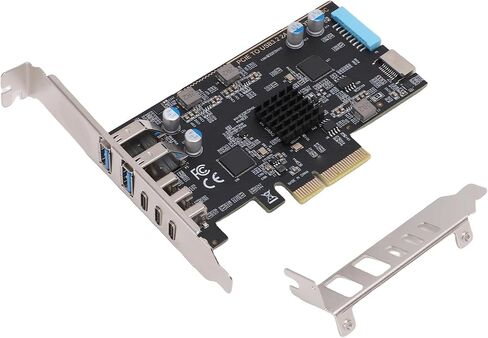 Pissente Pcie to USB 3.2 Gen 2 Card, 10Gbps 3 and USBA in Kuwait