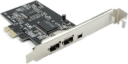 محول بطاقة PCI Express FireWire ذو 3 منافذ IEEE 1394A لكاميرات الفيديو الرقمية - لتوسيع PCIe x1 مع دعامة منخفضة المستوى in Kuwait