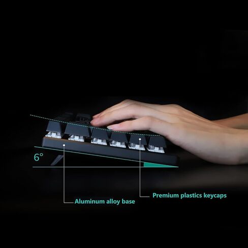Maketheone M Ergonomic Mechanical Keyboard, X-Bows Butterfly Layout Mech Keebs, USB-C Wired 80% Ergo KB with Hotkeys and White Backlit for Desktop Computer PC (Lite, Gateron Brown Switches) in Saudi Arabia