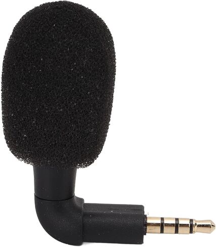 Zopsc Mini Directional 3.5mm Jack Microphone 360° Surround Sound, Portable Audio Mic for Smartphone, Video Recording, Voice Chat, Plug & Play in Saudi Arabia