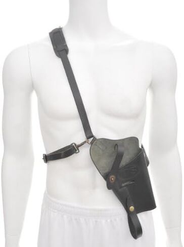 Black US M7 Shoulder Holster Leather Fits M1911, SIG 226, Beretta 92, G 19 in Saudi Arabia