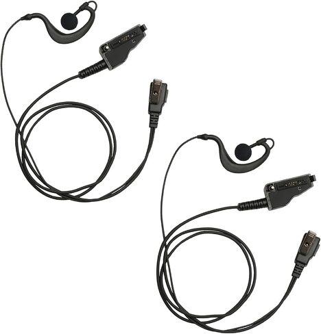 G Shape Earpiece Compatible with Kenwood NX200 Accessories,2pack in Kuwait