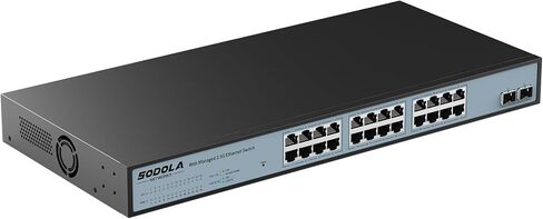 Sodola 8-Port Unmanaged 2.5G Switch,8 x 2.5GBASE-T Ports,1X10G SFP+ in Saudi Arabia