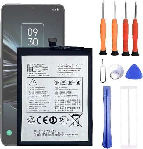 TLP048A1/TLP048A7 Battery Compatible with TCL 20 XE 5087Z Replacement Battery for with Repair Tool kit in Kuwait
