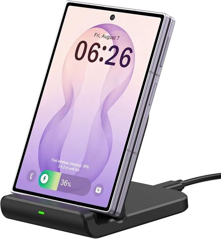 Foldable Wireless Charging Stand for Galaxy Z Fold 8 & Moto Razr Series in Saudi Arabia