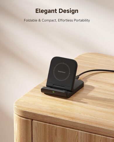 Foldable Wireless Charging Stand for Galaxy Z Fold 8 & Moto Razr Series in Saudi Arabia
