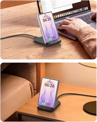 Foldable Wireless Charging Stand for Galaxy Z Fold 8 & Moto Razr Series in Saudi Arabia