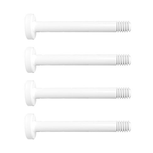 6# 32 Computer Fan Extension Screw for 25mm Thickness Fan Computer Cooling Mount Screws Secure Stable Installation Screws for White Baked Paint Carbon Steel 32mm 1.26in 4Pcs in Saudi Arabia