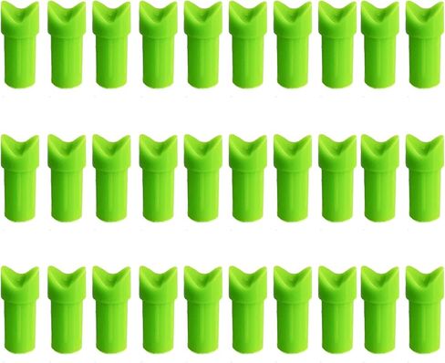 30pcs Achery Half Moon Arrow Nocks Plastic Crossbow Arrow Nocks Hunting Arrow Tails for I.D. 7.6mm/O.D. 8.8mm Crossbow Arrow Shaft in Saudi Arabia