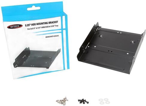 BRACKET-25525 HDD Accessory Supports Any Computer case with an Available 5.25" Bay (2.5 or 3.5 to 5.25 HDD Bracket) in Saudi Arabia