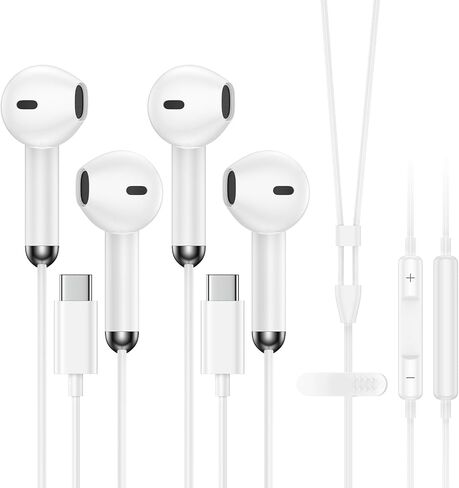 Type C Earbuds Wired Headphones for iPhone 17 16e/17 16 15 Pro Max/16 Plus in Saudi Arabia