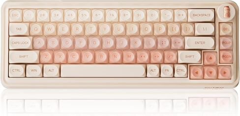 DAREU 65% 68keys Wireless Mechanical Keyboard,Jelly Keycaps,Volume Knob in Saudi Arabia