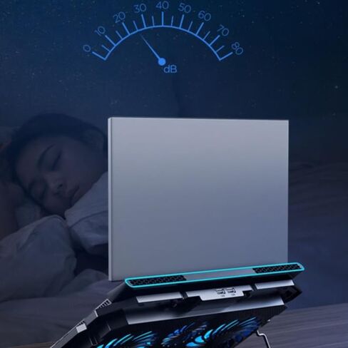 Multi Level Adjustable Silent LCD Screen Notebook Cooling Device in Kuwait