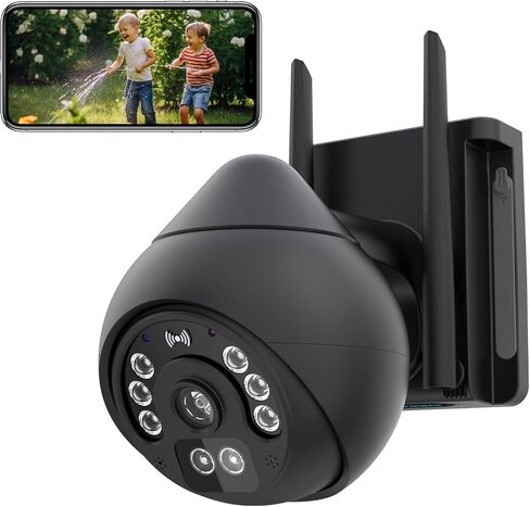 VSTARCAM 4MP Security Camera Outdoor, 2K HD 360°PTZ WiFi Surveillance Cameras with 2-Way Audio, Full Color Night Vision, IP66 Waterproof, 7/24 Recording, Cloud/SD Card Storage in Saudi Arabia