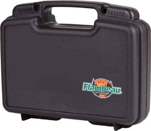 Flambeau Outdoors Safe Shot 10.5in Pistol Pack Case, Foam, Lockable, Black in Kuwait