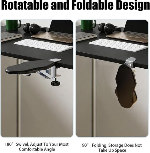 Computer Arm Rest for Desk, Adjustable Ergonomics Extender Tray in Saudi Arabia
