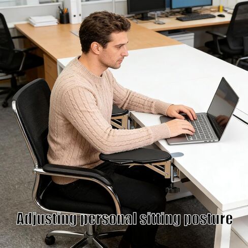 Computer Arm Rest for Desk, Adjustable Ergonomics Extender Tray in Saudi Arabia
