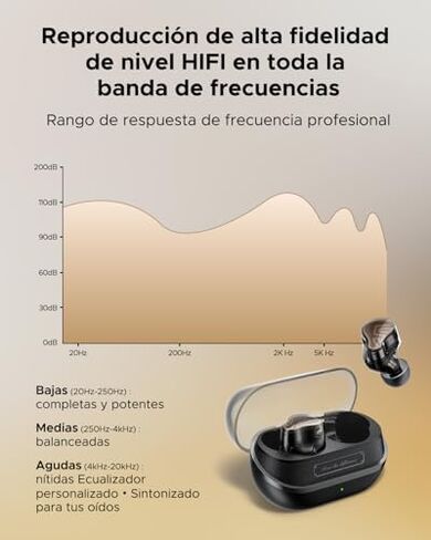 SoundPEATS Air6 HS Wireless Earbuds & H3 Hi-Res Wireless Bluetooth Headphones with LDAC Titanium Black, 2 Pack Bundle in Kuwait