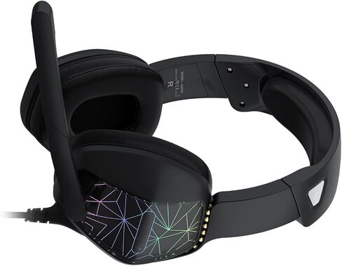 Gaming Headset 7 Color Breathing Light 120 Degree Mic (Black) in Saudi Arabia