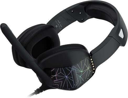 Gaming Headset 7 Color Breathing Light 120 Degree Mic (Black) in Saudi Arabia