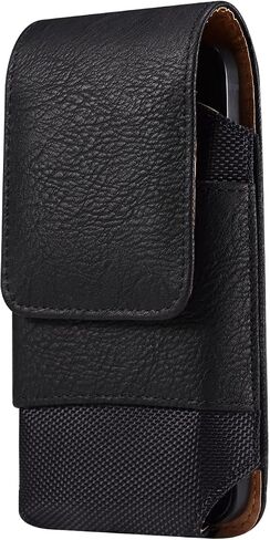 Phone Holster for Samsung Galaxy S26 Ultra S25 Ultra S24 Ultra S23 Ultra A17 A16 A26 A36 A56 A15 OnePlus 15 iPhone 16 Pro Max 17 Pro Max Cell Phone Case with Belt Clip Loop Pouch Card Holder (Black) in Saudi Arabia
