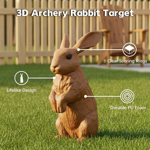 Archery Targets Portable 3D Rabbit with Ground Stakes in Saudi Arabia
