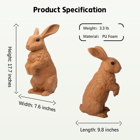 Archery Targets Portable 3D Rabbit with Ground Stakes in Saudi Arabia