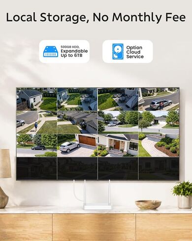 Camcamp Triple-Lens Security Camera System Wireless, 4 Cameras 12 Views in Saudi Arabia