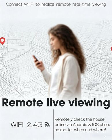 HD 1080P Hidden Camera TV Remote Spy Camera 2 in 1 Use WiFi Cameras with Video and Motion Detection Wireless Nanny Cam for Home Office Baby Pet Monitor in Kuwait