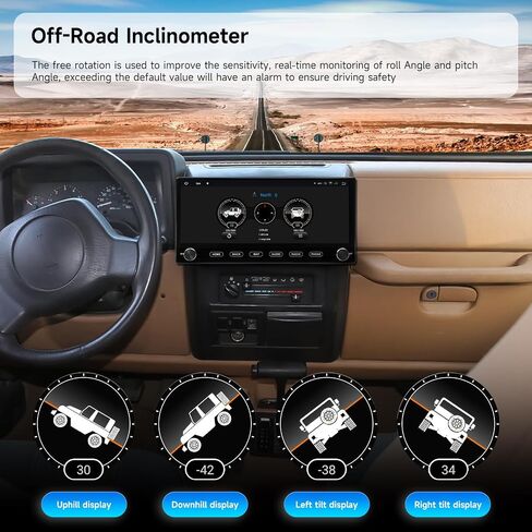 Dasaita 12.3" Single Din Car Stereo with Dual Knob Head Unit in Saudi Arabia