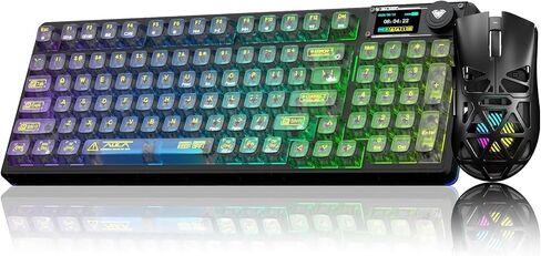 Aula Wireless Keyboard and Mouse Combo, Aula F98Pro Wireless Keyboard SC620 Wireless Mouse in Saudi Arabia