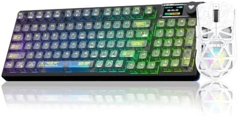 Aula Wireless Keyboard and Mouse Combo, Aula F98Pro Wireless Keyboard SC620 Wireless Mouse in Saudi Arabia