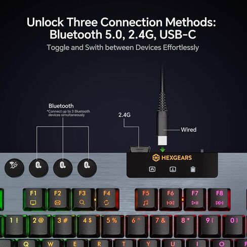 Hexgears Low Profile Keyboard and Mouse Combo, RGB Mechanical Keyboard & Lightweight Mouse in Saudi Arabia