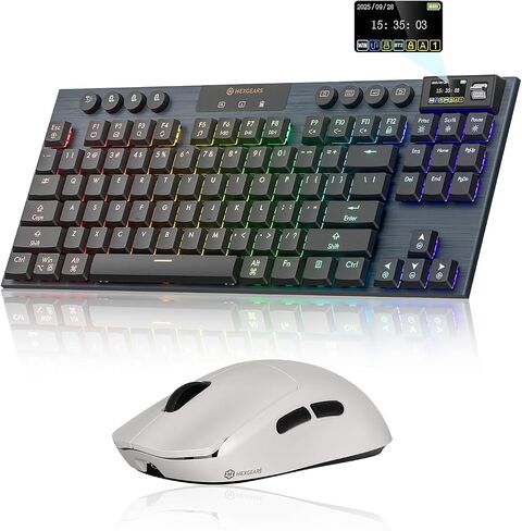 Hexgears Low Profile Keyboard and Mouse Combo, RGB Mechanical Keyboard & Lightweight Mouse in Saudi Arabia