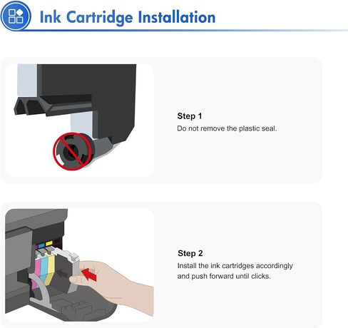 LC504XL LC504 Ink Cartridges for Brother Printers MFC-J1355DW MFC-J1365DW in Kuwait