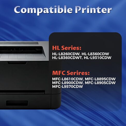 TN433 Toner Cartridges 4 Pack Compatible with Brother MFC-L8905CDW l8900CDW in Saudi Arabia