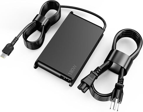 180W 36V 5A USB-C GaN Slim AC Charger Compatible with Lenovo Laptops in Kuwait