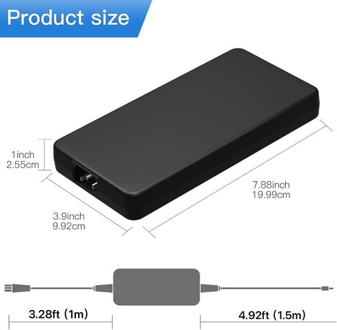 Square Tip 280W AC Adapter for MSI Gaming Laptop, 20V 14A Charger Compatible with Raider GE66 GE76 GE68HX GP66 GP76 Titan GT77, Replacement for A18-280P1A in Saudi Arabia