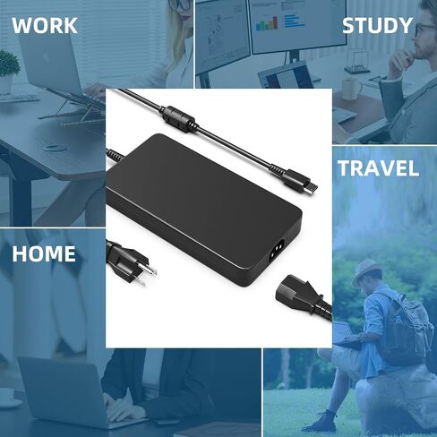 Square Tip 280W AC Adapter for MSI Gaming Laptop, 20V 14A Charger Compatible with Raider GE66 GE76 GE68HX GP66 GP76 Titan GT77, Replacement for A18-280P1A in Saudi Arabia