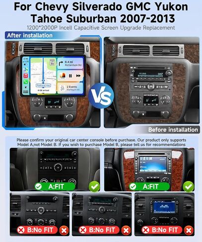 11.5" Car Radio for Chevy Silverado GMC Yukon Tahoe Suburban 2007-2013 in Saudi Arabia