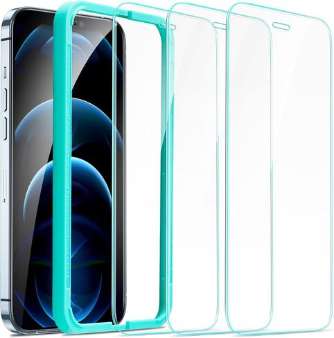 ESR 3 Pack for iPhone 12 Pro Max Screen Protector, Align Frame in Saudi Arabia