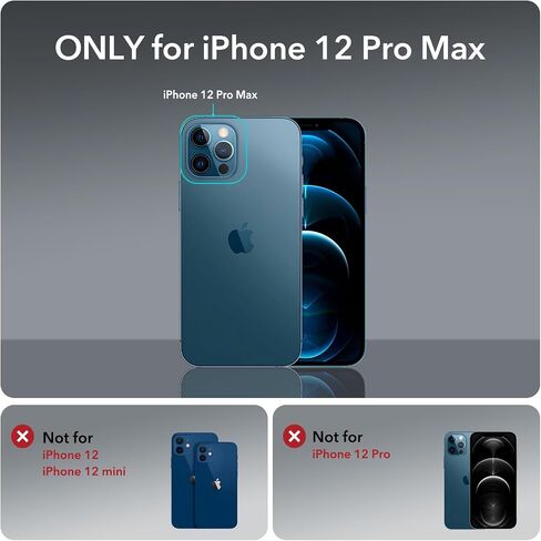 ESR 3 Pack for iPhone 12 Pro Max Screen Protector, Align Frame in Saudi Arabia