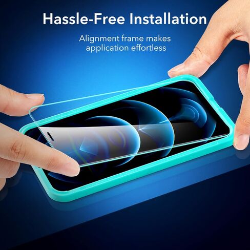 ESR 3 Pack for iPhone 12 Pro Max Screen Protector, Align Frame in Saudi Arabia